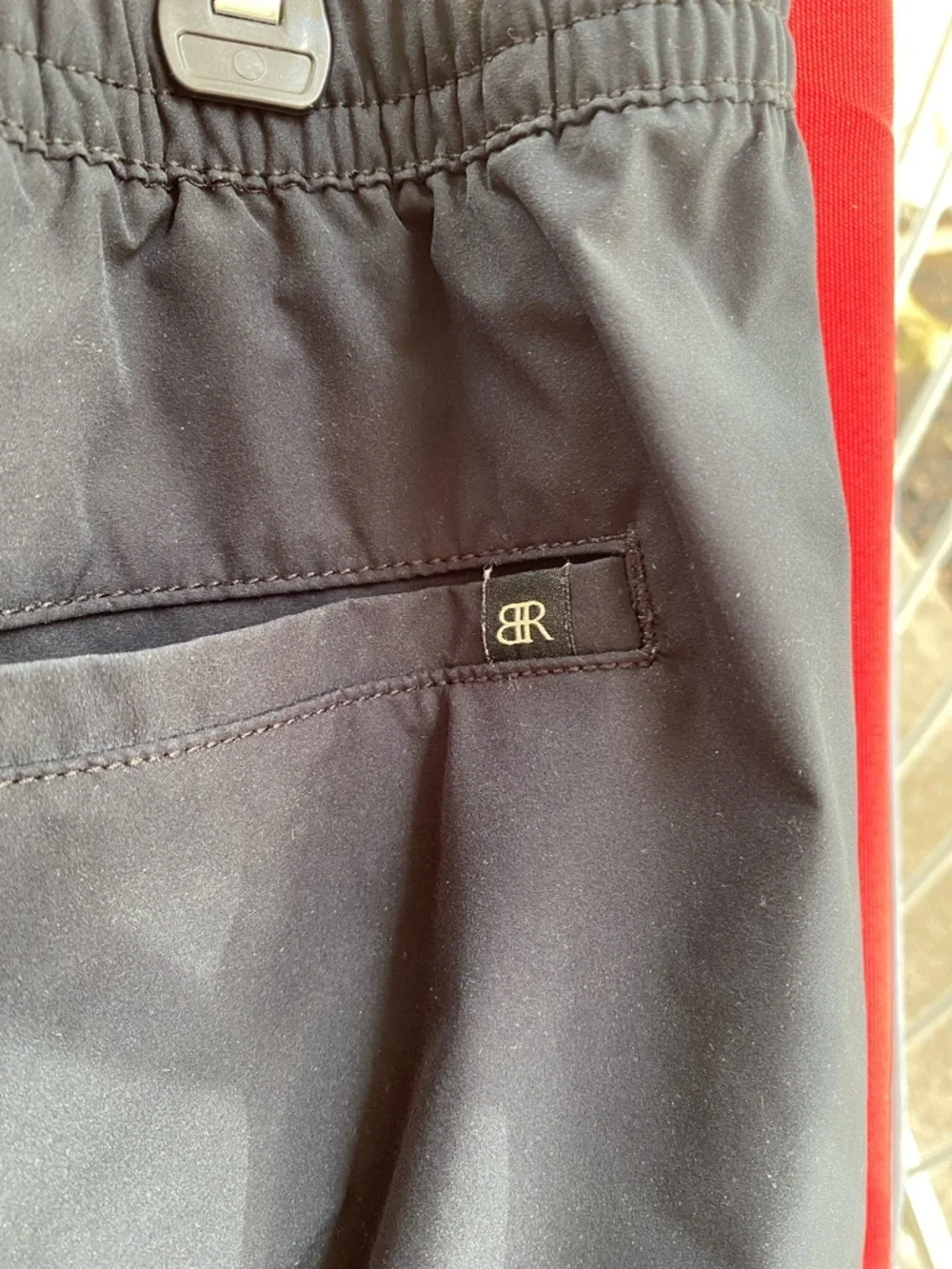 Banana Republic Men's Black Elastic Cuff Joggers